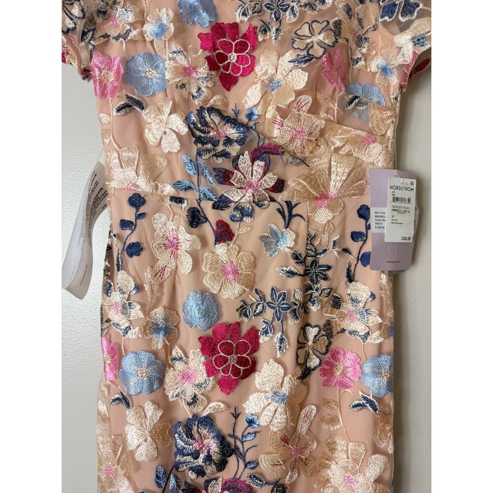 NWT JS Collections Dress 4 Floral Embroidered Wedding Guest Mother of the Bride - Picture 9 of 16